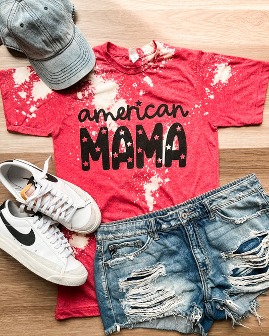 American Mama Bleached Graphic Tee