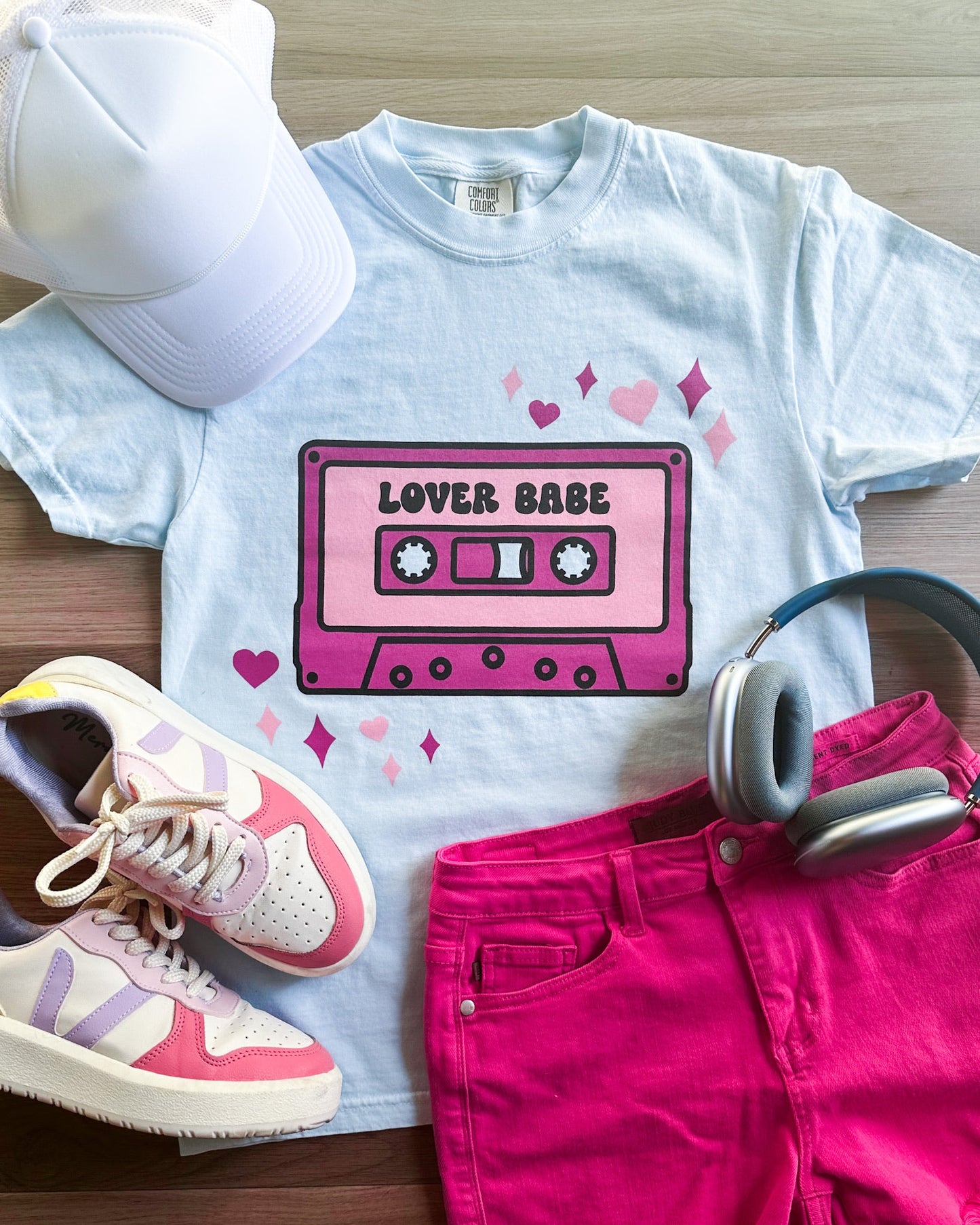 Lover Babe Valentines Graphic Tee