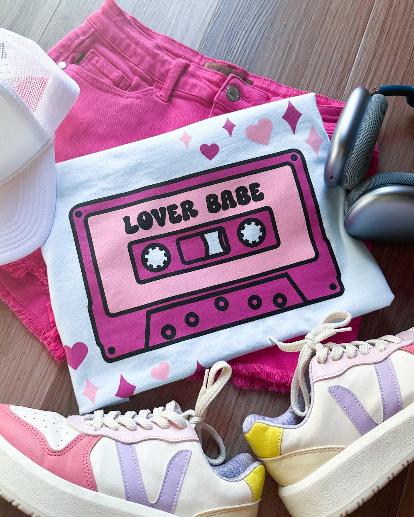 Lover Babe Valentines Graphic Tee