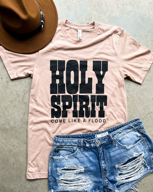 Holy Spirit Peach Graphic Tee