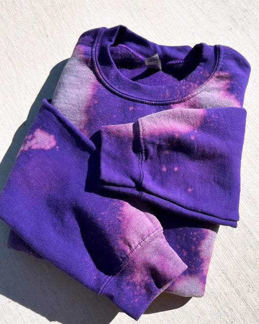 Bleached Purple Sweatshirt