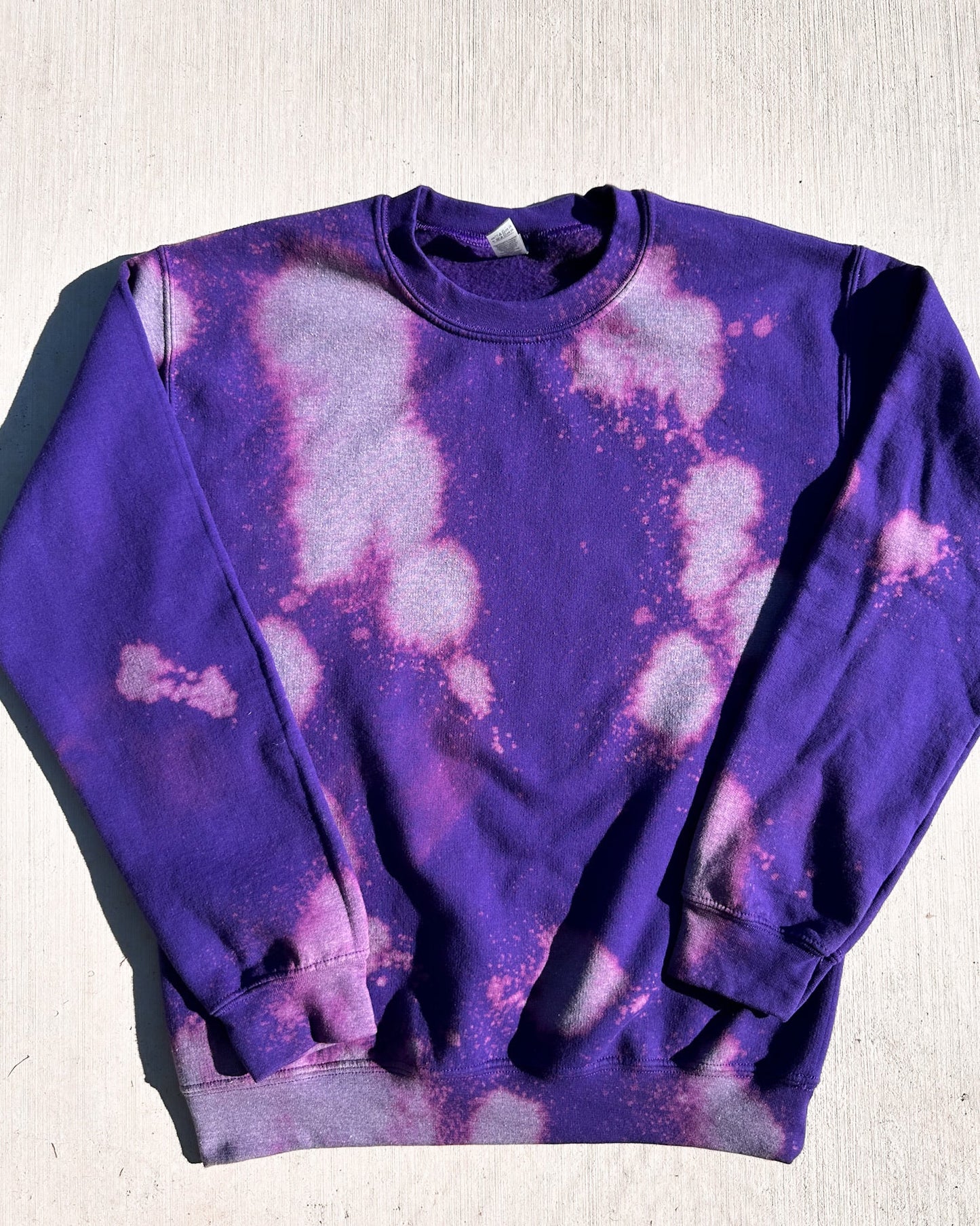 Bleached Purple Sweatshirt