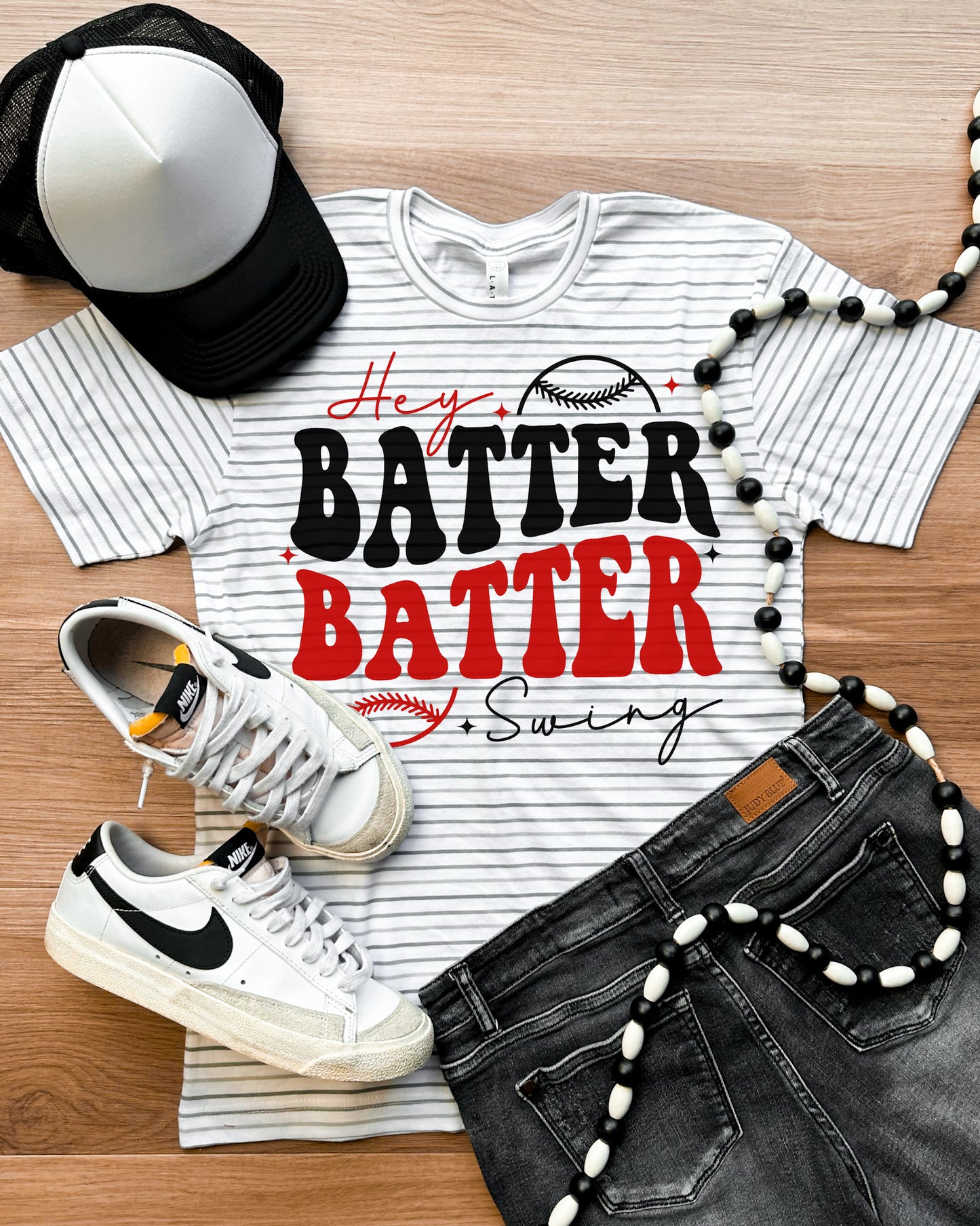 Hey Batter Batter Graphic Tee