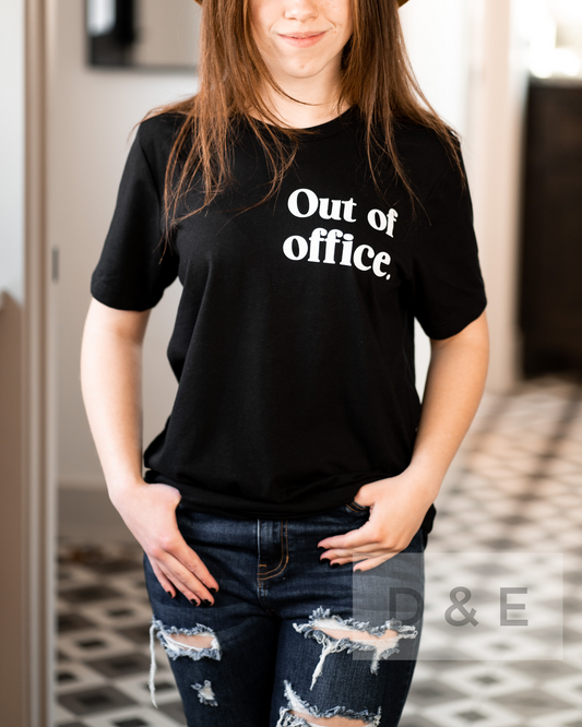 Out of Office Graphic Tee